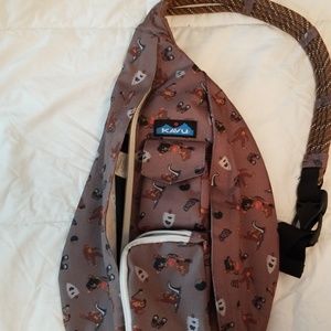 Bigfoot pattern Kavu Sling bag!